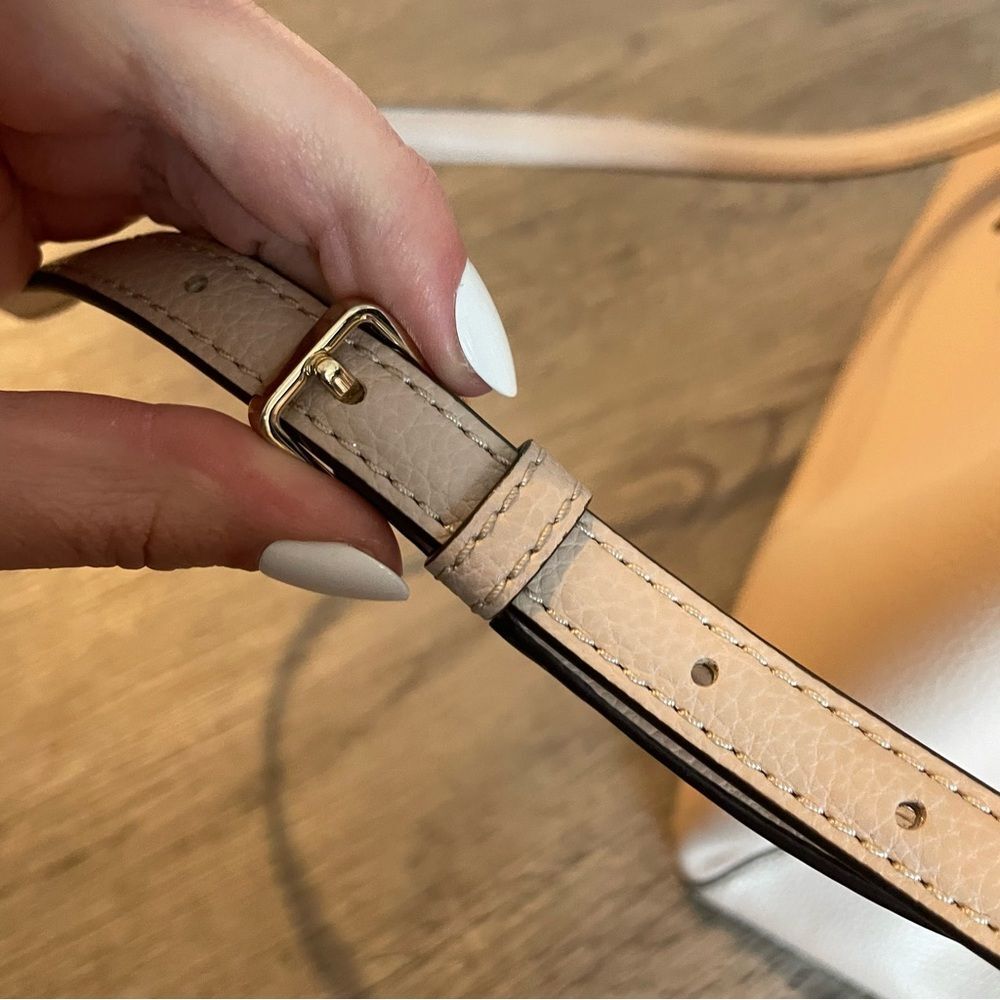 KATE SPADE Eva Satchel Blush Pink Leather Convertible Crossbody Bag - Picture 8 of 16